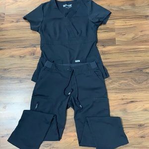 Grey’s Anatomy x Barco Scrubs Gray S Top/XSP Pant
